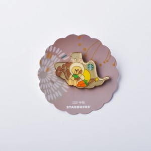 Персонализирана имитация на емайла значка за лого на изображения, безплатна такса за проба, подходяща за колекция, златни метални чарове, щифт, мек емайл